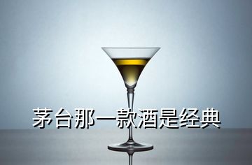 茅臺那一款酒是經(jīng)典