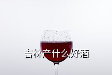 吉林產(chǎn)什么好酒