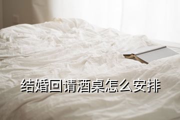 結(jié)婚回請(qǐng)酒桌怎么安排