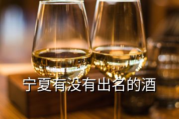 寧夏有沒(méi)有出名的酒