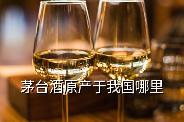 茅臺(tái)酒原產(chǎn)于我國(guó)哪里