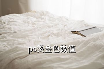 ps燙金色數(shù)值