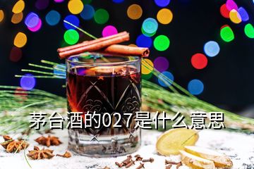 茅臺酒的027是什么意思