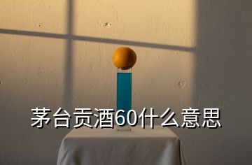 茅臺貢酒60什么意思