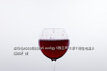 雅馬哈AG03和創(chuàng)新a5 audigy 5獨(dú)立聲卡哪個用在電腦上唱歌好  搜