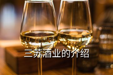 三蘇酒業(yè)的介紹