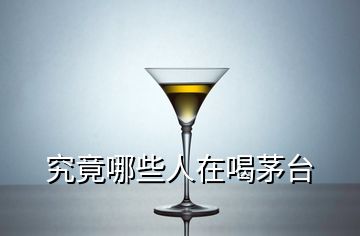 究竟哪些人在喝茅臺(tái)