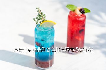 茅臺(tái)葡萄酒品質(zhì)怎么樣代理市場好不好