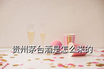 貴州茅臺酒是怎么來的