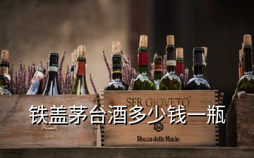 鐵蓋茅臺(tái)酒多少錢一瓶