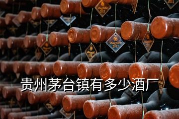 貴州茅臺(tái)鎮(zhèn)有多少酒廠