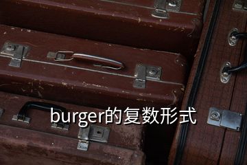 burger的復(fù)數(shù)形式