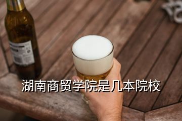 湖南商貿(mào)學(xué)院是幾本院校