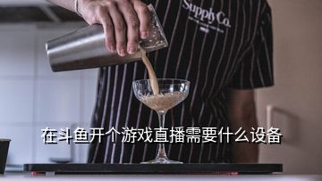 在斗魚開個(gè)游戲直播需要什么設(shè)備