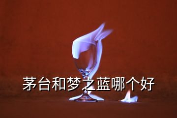 茅臺和夢之藍(lán)哪個好