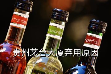 貴州茅臺大廈棄用原因