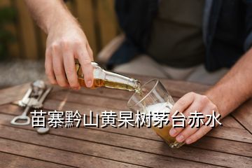 苗寨黔山黃杲樹茅臺赤水