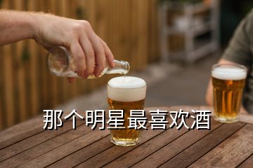 那個(gè)明星最喜歡酒