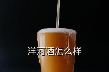 洋河酒怎么樣