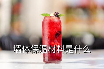 墻體保溫材料是什么