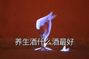 養(yǎng)生酒什么酒最好