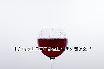 山東省汶上縣古中都酒業(yè)有限公司怎么樣