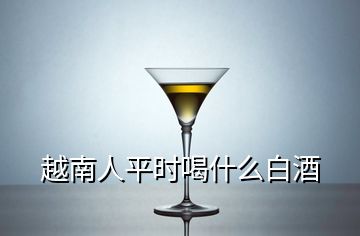 越南人平時(shí)喝什么白酒