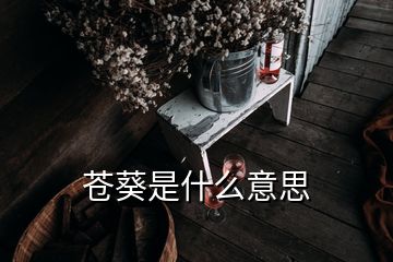 蒼葵是什么意思