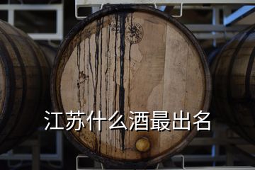 江蘇什么酒最出名