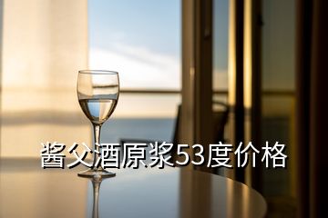 醬父酒原漿53度價(jià)格