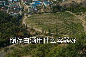 儲存白酒用什么容器好