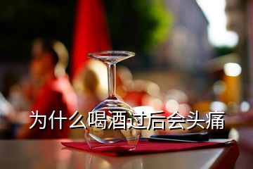 為什么喝酒過(guò)后會(huì)頭痛