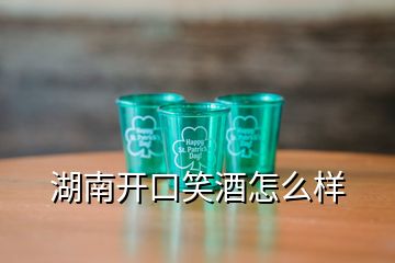 湖南開口笑酒怎么樣