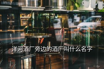 洋河酒廠旁邊的酒廠叫什么名字