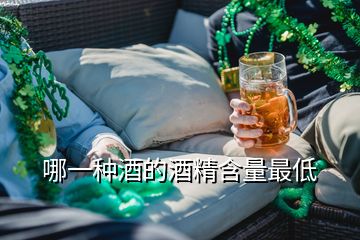 哪一種酒的酒精含量最低