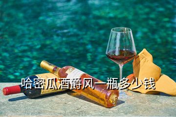 哈密瓜酒爵風一瓶多少錢