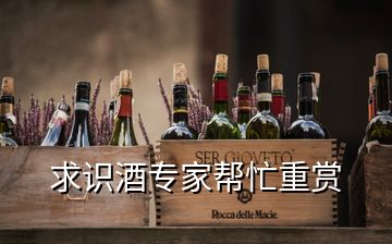 求識酒專家?guī)兔χ刭p