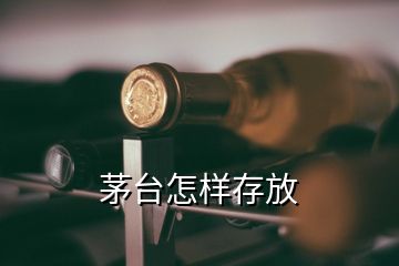 茅臺(tái)怎樣存放