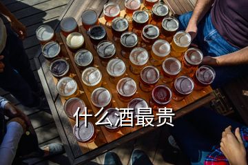 什么酒最貴