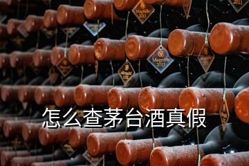 怎么查茅臺酒真假