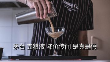 茅臺 五糧液 降價(jià)傳聞 是真是假