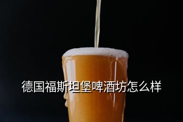 德國(guó)福斯坦堡啤酒坊怎么樣