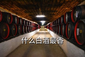 什么白酒最香