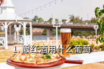 1. 釀紅酒用什么葡萄