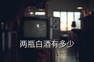 兩瓶白酒有多少