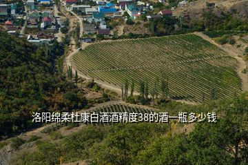 洛陽(yáng)綿柔杜康白酒酒精度38的酒一瓶多少錢