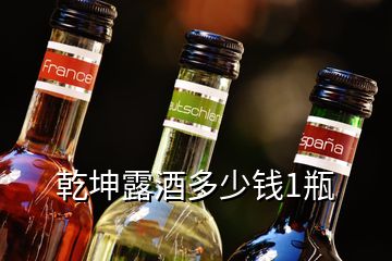 乾坤露酒多少錢1瓶