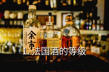 1. 法國(guó)酒的等級(jí)