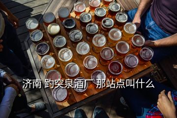 濟南 趵突泉酒廠 那站點叫什么