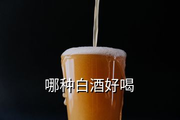 哪種白酒好喝